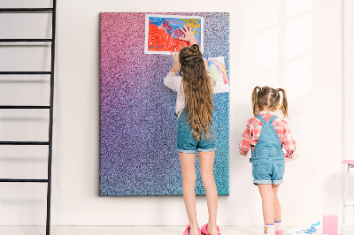 Painel de cortiça para parede Abstração de gradiente