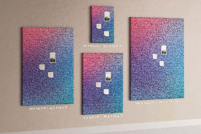 Painel de cortiça para parede Abstração de gradiente