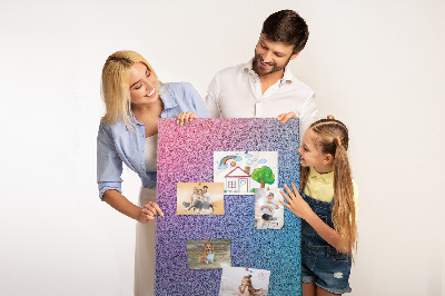 Painel de cortiça para parede Abstração de gradiente