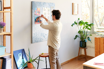 Quadro de cortiça Esboço de flores