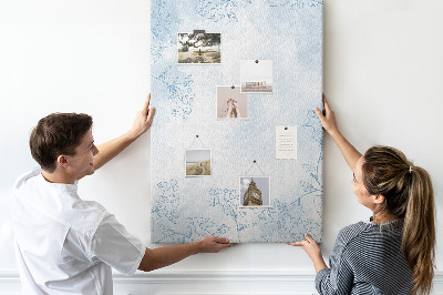 Quadro de cortiça Esboço de flores