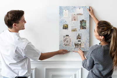 Quadro de cortiça Esboço de flores