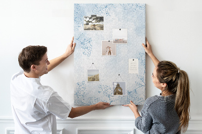 Quadro de cortiça Esboço de flores