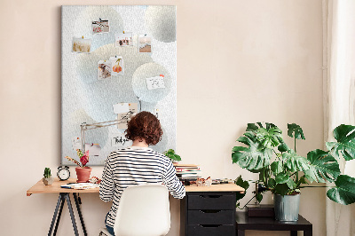 Lousa de cortiça Abstração da bola