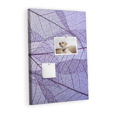 Painel de cortiça para parede Textura da folha