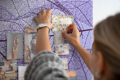 Painel de cortiça para parede Textura da folha