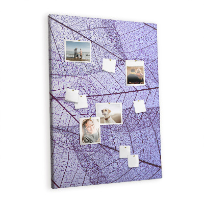 Painel de cortiça para parede Textura da folha