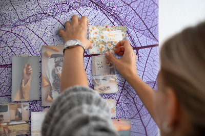 Painel de cortiça para parede Textura da folha