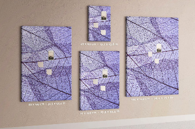 Painel de cortiça para parede Textura da folha