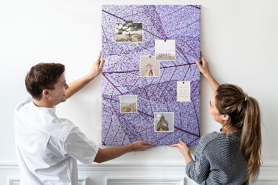 Painel de cortiça para parede Textura da folha