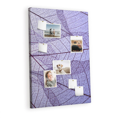 Painel de cortiça para parede Textura da folha