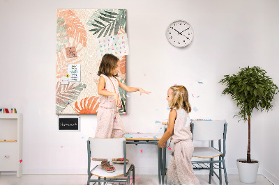 Quadro de cortiça Moldura de folha de palmeira