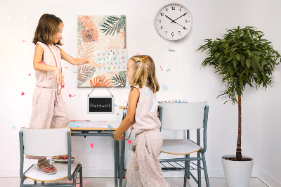 Quadro de cortiça Moldura de folha de palmeira