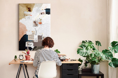 Quadro de cortiça Abstração em aquarela