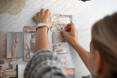 Quadro de cortiça Abstração em aquarela