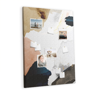 Quadro de cortiça Abstração em aquarela