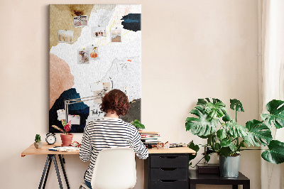 Quadro de cortiça Abstração em aquarela