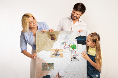 Quadro de cortiça Abstração em aquarela