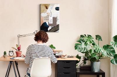 Quadro de cortiça Abstração em aquarela