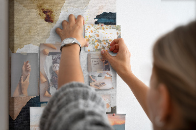 Quadro de cortiça Abstração em aquarela