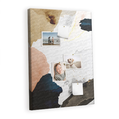 Quadro de cortiça Abstração em aquarela