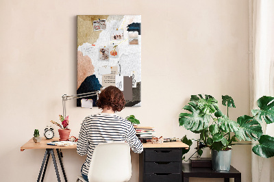 Quadro de cortiça Abstração em aquarela