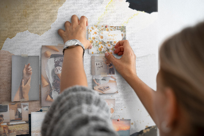 Quadro de cortiça Abstração em aquarela