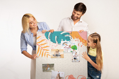 Lousa de cortiça Periferia tropical