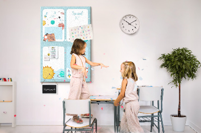 Painel de cortiça para parede Planejador Galáctico