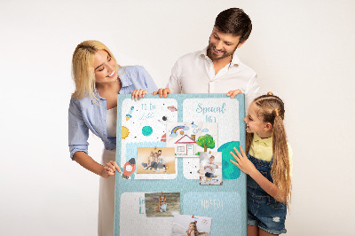 Painel de cortiça para parede Planejador Galáctico