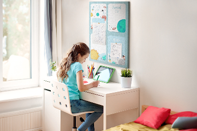 Painel de cortiça para parede Planejador Galáctico