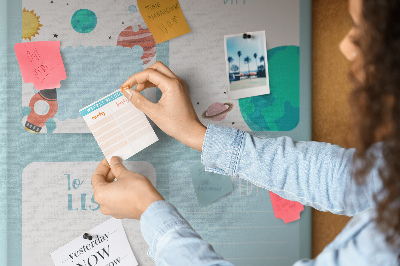 Painel de cortiça para parede Planejador Galáctico