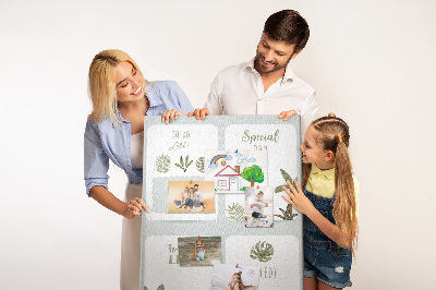 Quadro de cortiça Planejador de safári