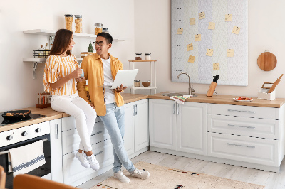 Painel de cortiça para parede Planejador minimalista