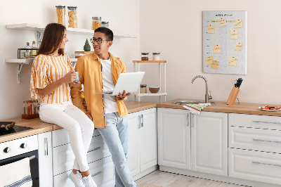 Painel de cortiça para parede Planejador minimalista