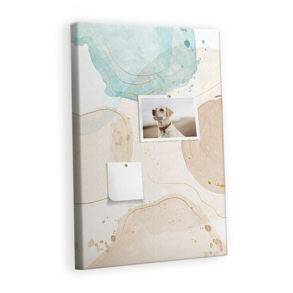 Lousa de cortiça Manchas pastel