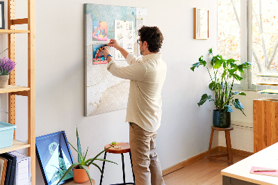 Lousa de cortiça Manchas pastel