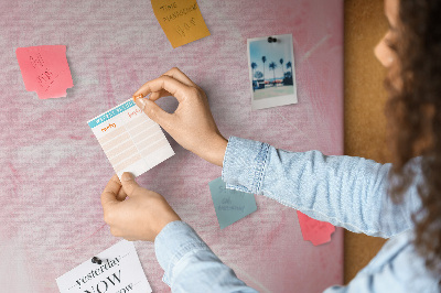Painel de cortiça para parede Penas delicadas