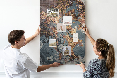 Quadro de cortiça Arte em mármore