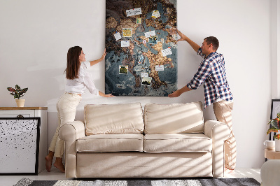 Quadro de cortiça Arte em mármore