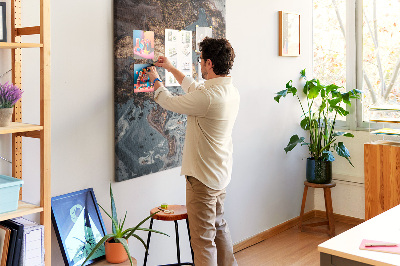 Quadro de cortiça Arte em mármore