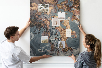 Quadro de cortiça Arte em mármore