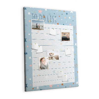 Painel de cortiça para parede Planejador de espaço