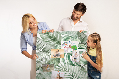 Lousa de cortiça Folhas em aquarela