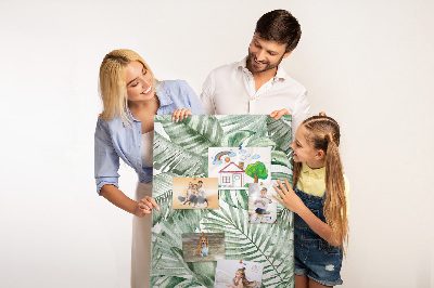 Lousa de cortiça Folhas em aquarela