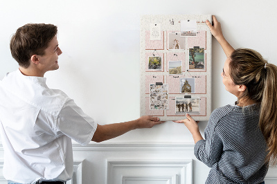 Painel de cortiça para parede Calendário de aniversário