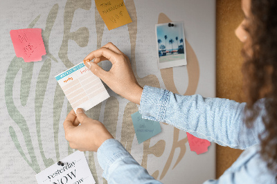 Quadro de cortiça A inscrição olá verão