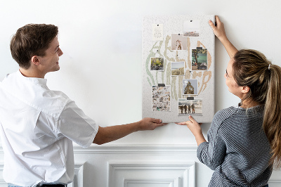 Quadro de cortiça A inscrição olá verão