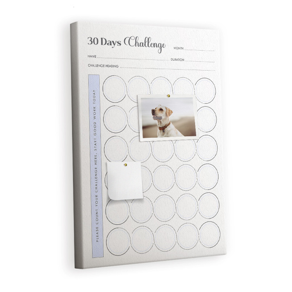 Painel de cortiça para parede Planejador de hábitos