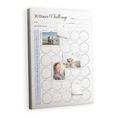 Painel de cortiça para parede Planejador de hábitos